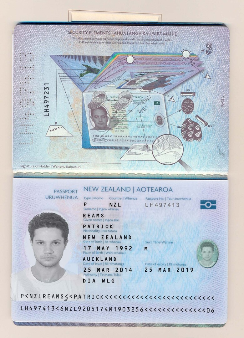 澳洲|New Zealand Passport新西兰护照PS/PSD模板(V1)