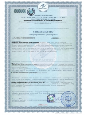 EurAsEC State Registration Certificate欧亚经济共同体企业证书PSD模板